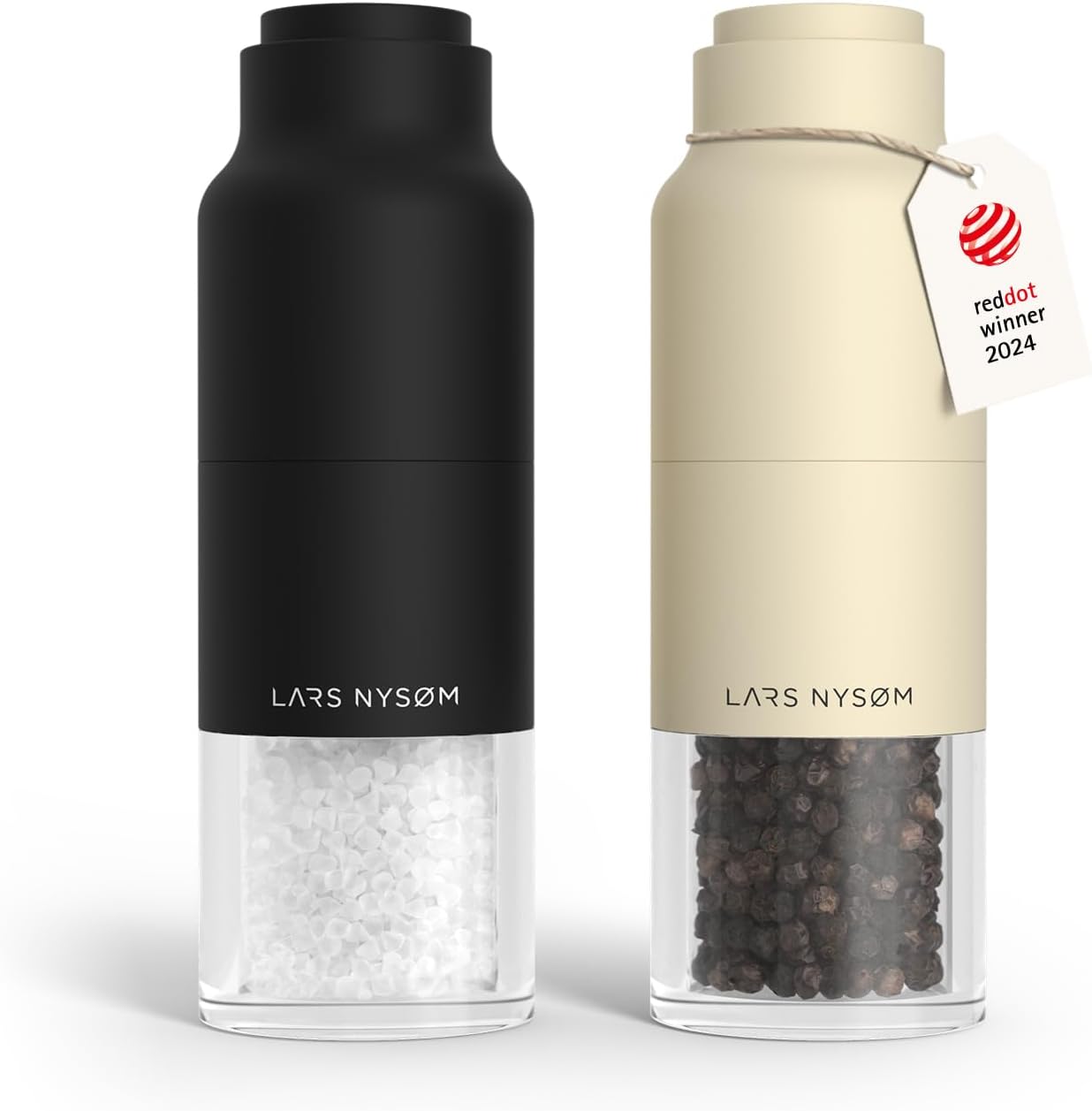 LARS NYSM Salt and Pepper Grinder Set for Stylish Cooking