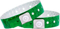 Holographic Plastic Party Wristbands Green - 500 Pack - Durable ID