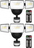 55W LED Security Light with Remote Control - Bright 5500LM Floodlight