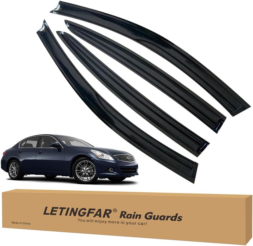 Window Visors Rain Guards for Infiniti G35 & G37 Accessories
