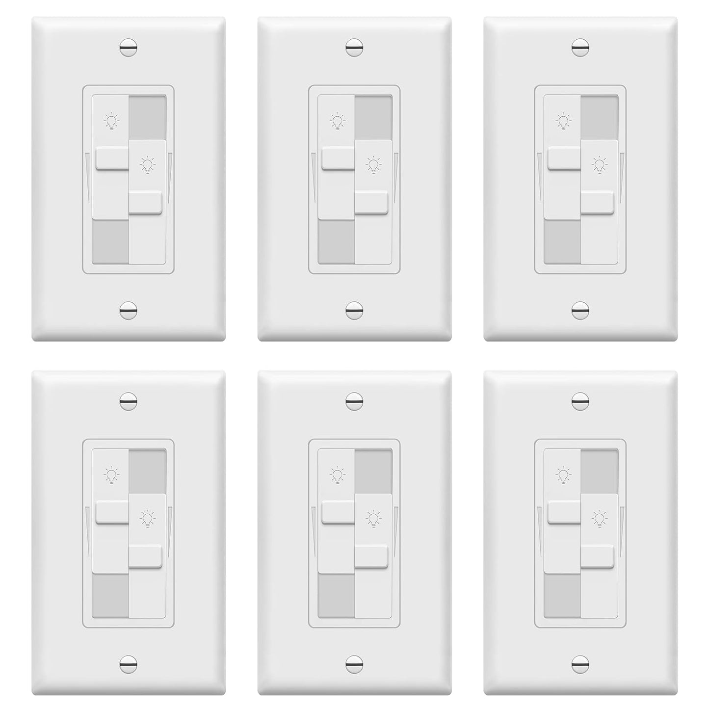 TOPGREENER Kalide Dual Load Dimmer Switch for LED Lights