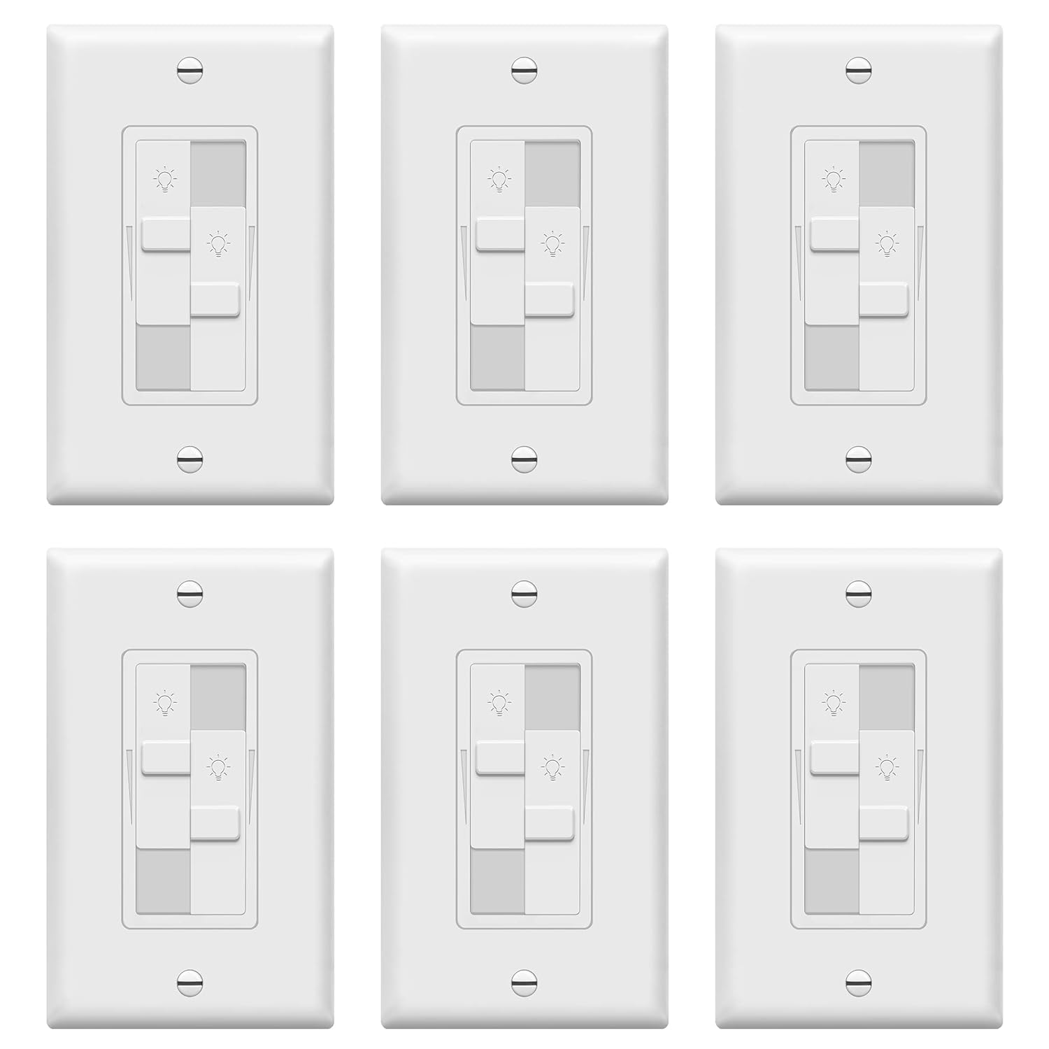 TOPGREENER Kalide Dual Load Dimmer Switch for LED Lights