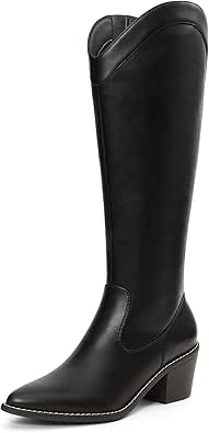 DREAM PAIRS Womens Cowboy Boots for Stylish Western Looks