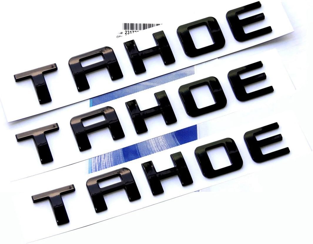 Yoaoo Tahoe Nameplate Emblems Badge Set for 2007-2019 Models