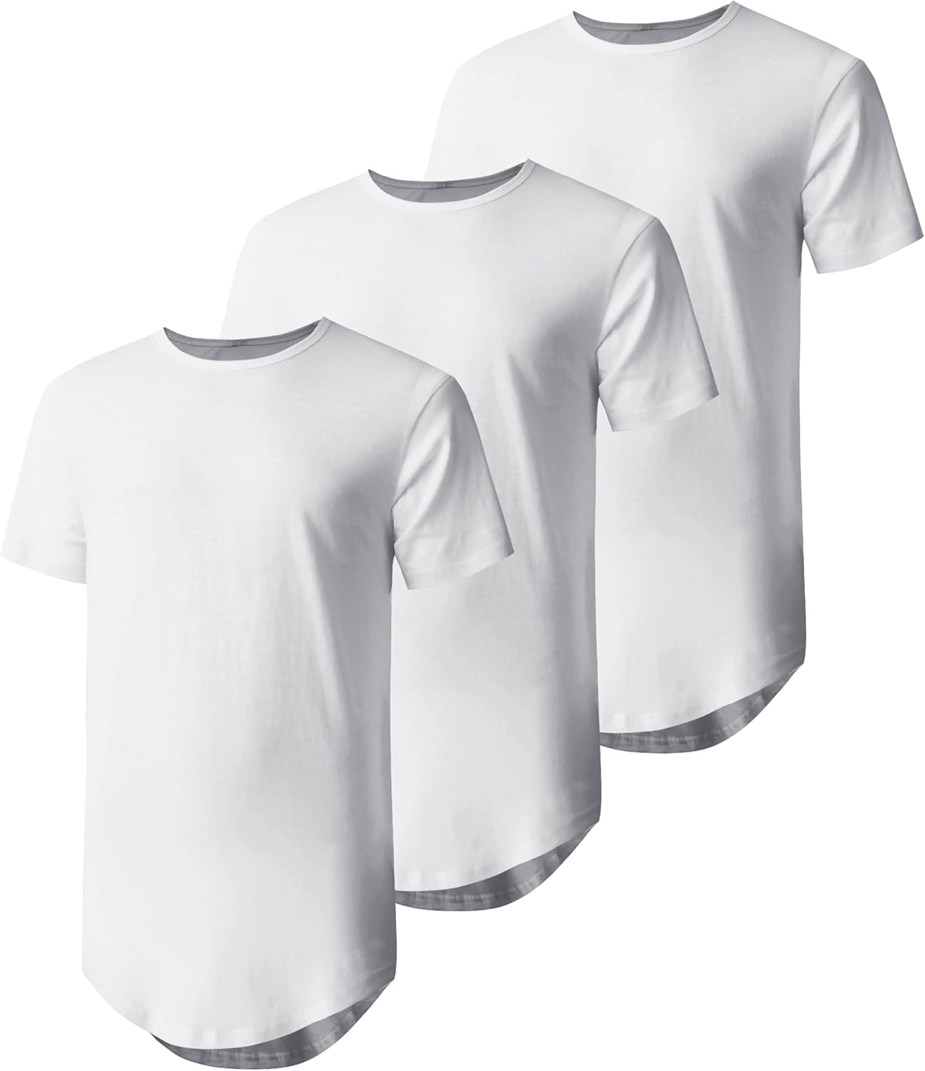 Hipster Curve Hem Droptail Tee for Stylish Comfort and Fit