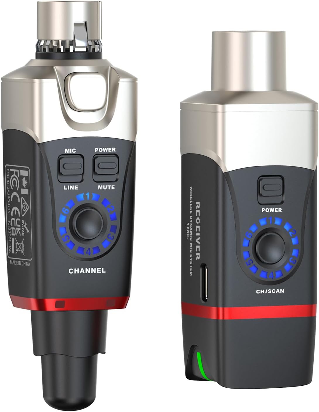 Xvive U35 Dynamic Microphone Wireless System for Professionals