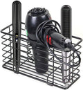 Hair Dryer Holder Wall Mount Metal Wire Organizer - Space-Saving