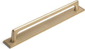 Goo-Ki Champagne Bronze Cabinet Pulls with Backplate - 7.6ft Hole