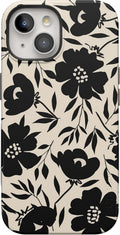 Casely iPhone 15 Plus Case Dark Fantasy Contrast Floral - Bold