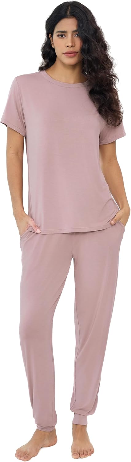Ultra Soft Bamboo Viscose Pajamas Set for Women by Joyaria