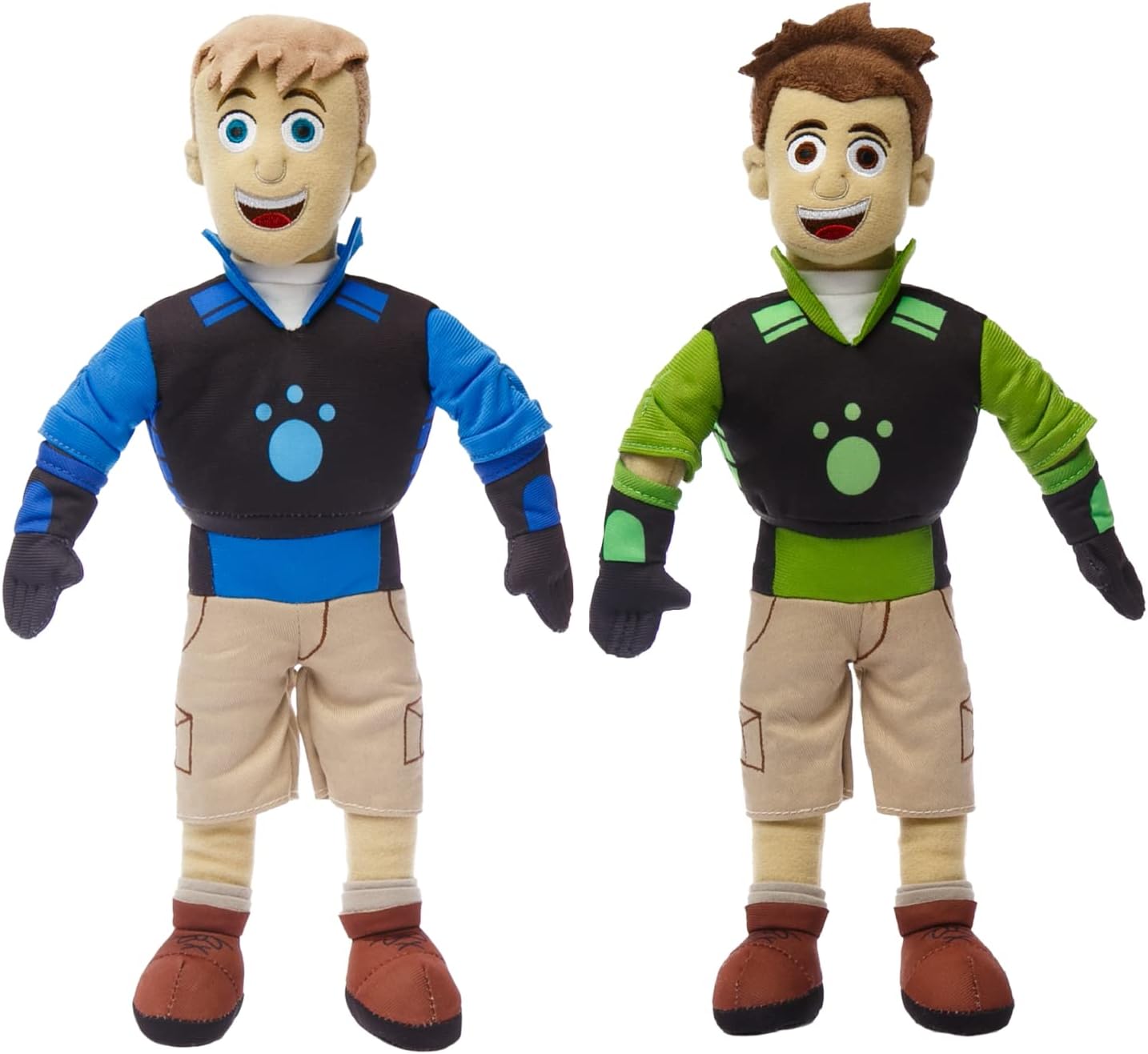 Wild Kratts Plush Toy Doll Set - Chris & Martin Kratt Adventure