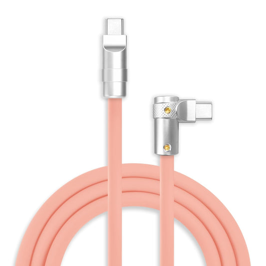 Chubbycable FlexElbow 90 Degree USB C Cable for Fast Charging