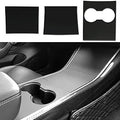 Tesla Model 3 Model Y Center Console Wrap ABS Matte Black - Interior