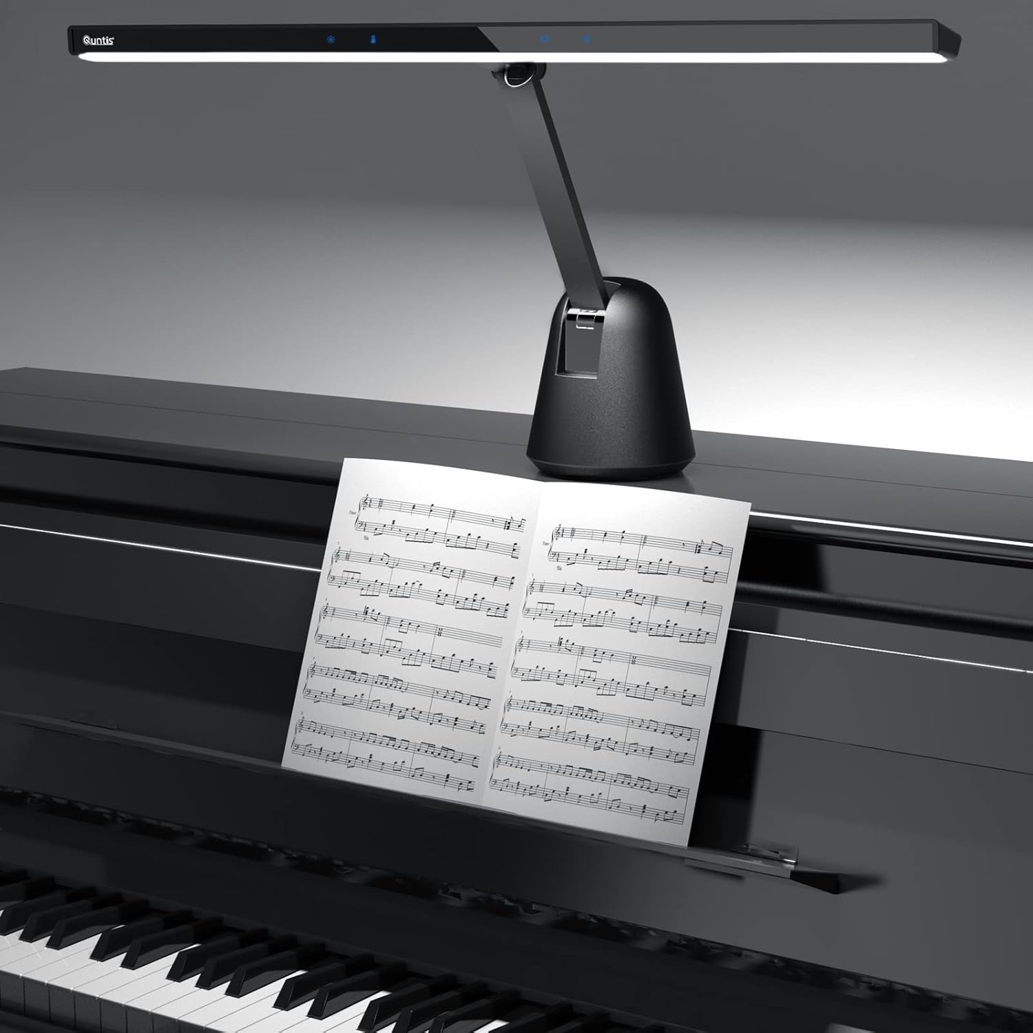 Quntis 55ft' Ultra Wide Illumination Piano Light for Musicians