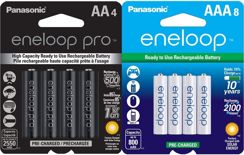 Eneloop Panasonic Rechargeable Batteries for Long-Lasting Power