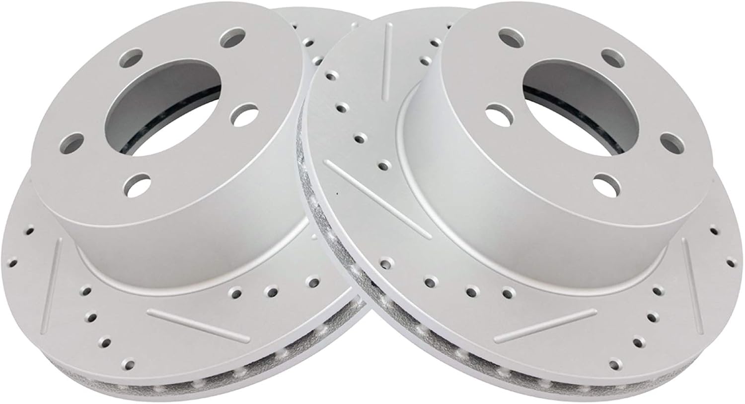 TRQ Front Performance Brake Rotors Set for Jeep Models 1990-1998