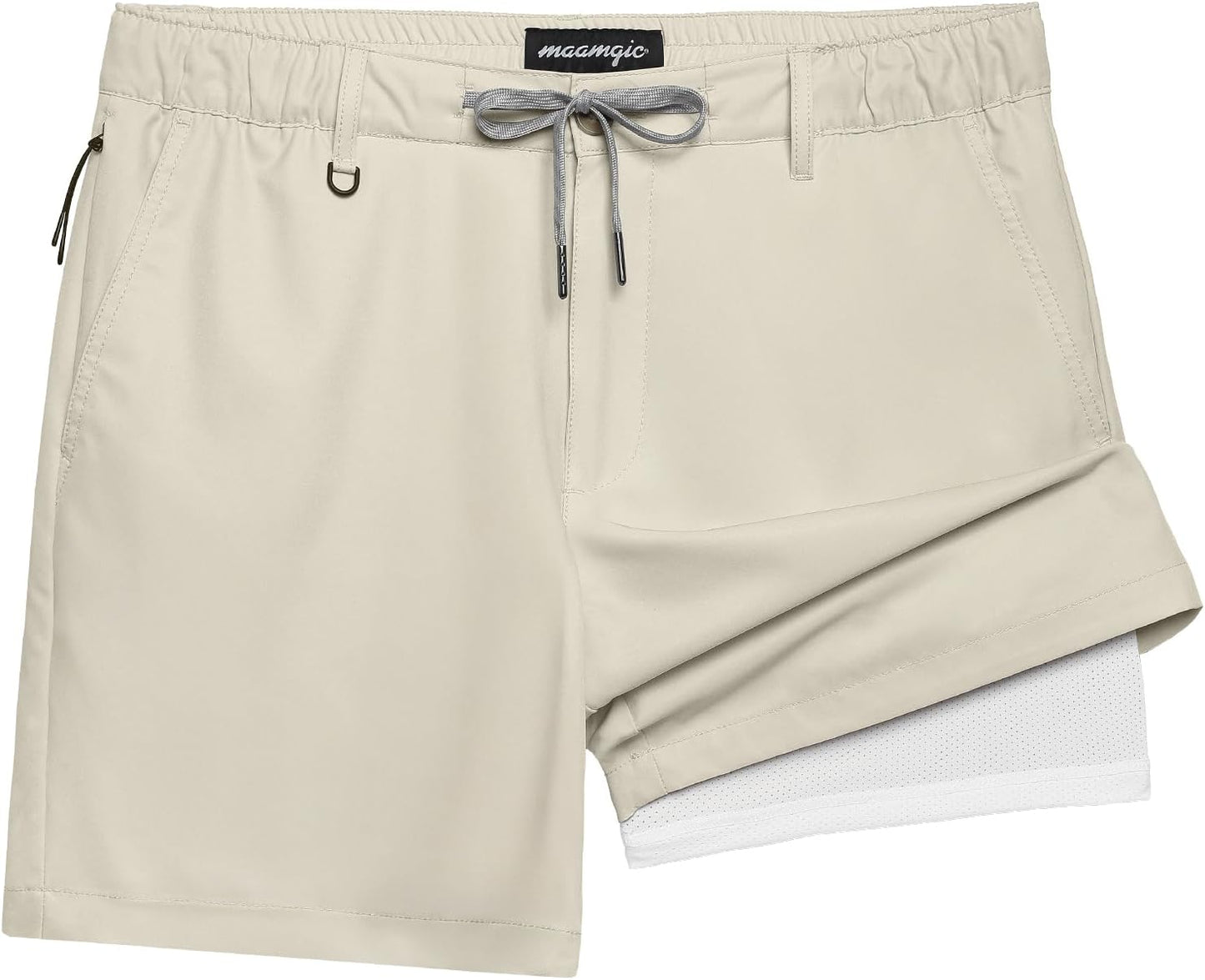 Mens Casual Shorts with Compression Liner for Ultimate Comfort