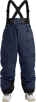 GSOU SNOW Men Snow Bibs Women Baggy Ski Pants - Insulated Waterproof