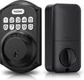 Keyless Entry Door Lock with Keypad - Smart Deadbolt Lock Matte Black