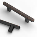3 Inch Oil Rubbed Bronze Cabinet Handles 10 Pack - Durable Kitchen