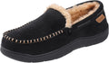 Zigzagger Men's Moccasin Slippers Memory Foam Loafer - Warm, Durable