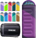 Camping Sleeping Bag for Adults and Teens 32F - Cold Weather Comfort
