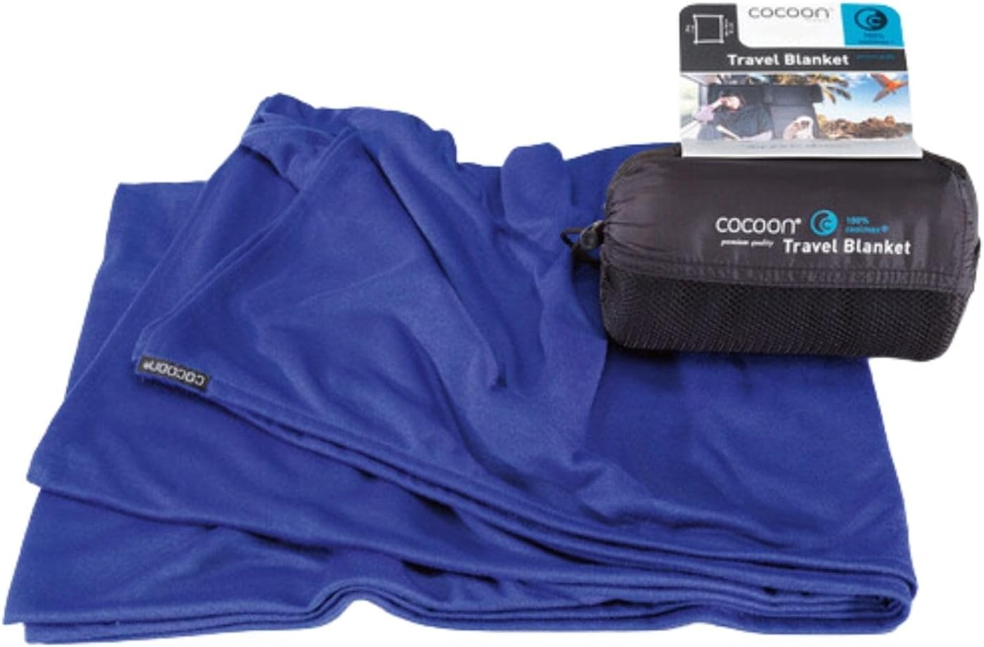 Coolmax Travel Blanket - Ultralight Compact Throw for Trips