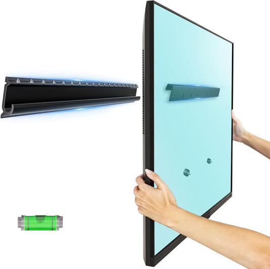 Studless EZISE TV Wall Mount: Easy Install, No Drill, Low Profile