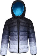 Boys' Reversible Lightweight Puffer Jacket Hooded - Water-Resistant