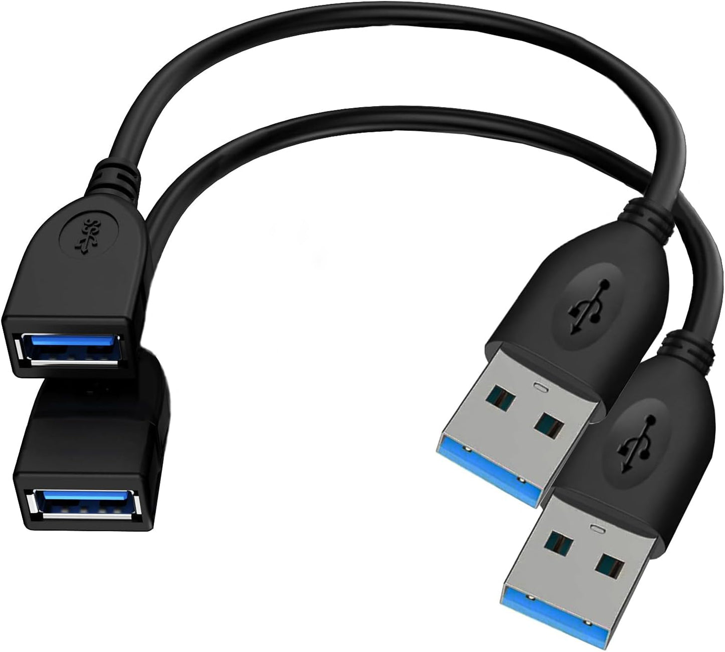 Ultra-Fast USB 3.0 Extension (2PK 1FT) - Boost Data Speeds!