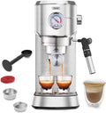 Gevi Espresso Machine 20 Bar with Auto Milk Frother - Compact Home