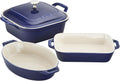 STAUB Ceramic 4-pc Baking Pans Set - Oven to Table Elegance