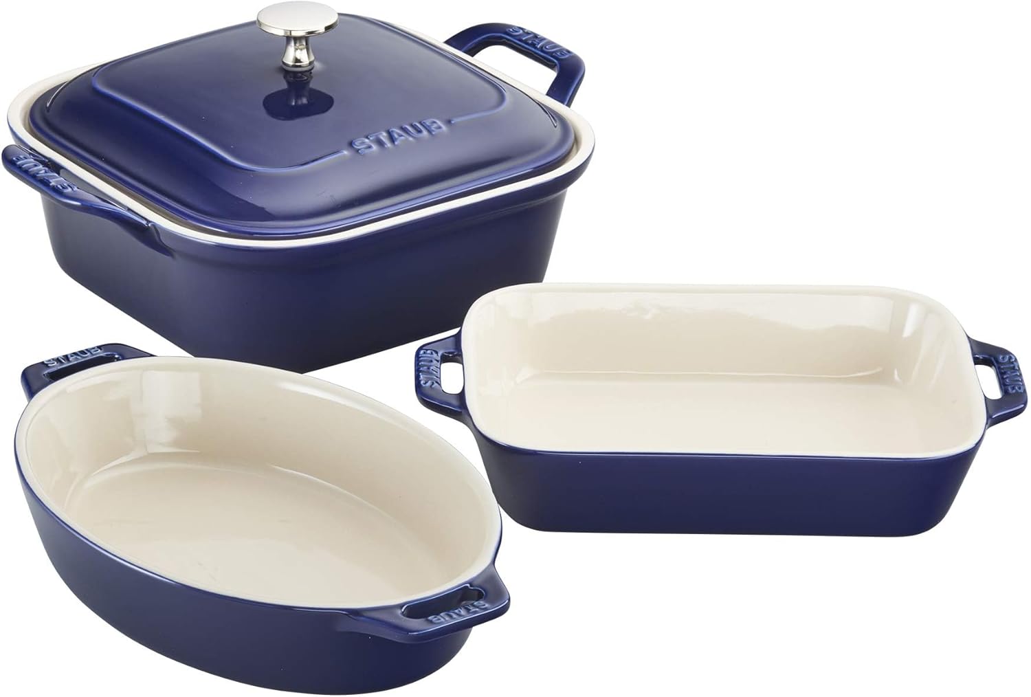 STAUB Ceramic Baking Pans Set for Perfect Casseroles and More