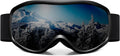 FMY Snowboard/Ski Goggles for Adult OTG - Anti Fog UV Protection