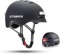 GTSBROS Bike Helmet with Front and Rear LED Lights - Safe Urban
