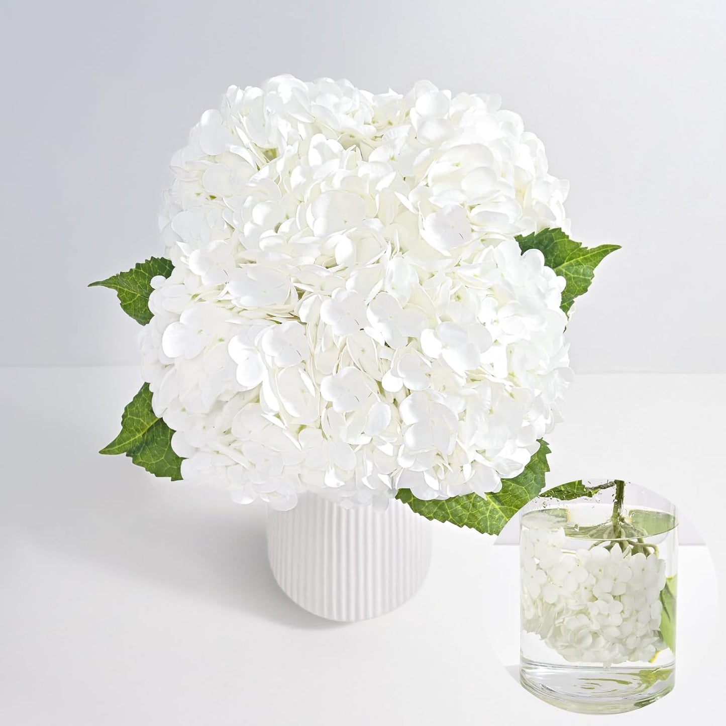 Lifelike 21in Hydrangea Artificial Flowers for Home Decor