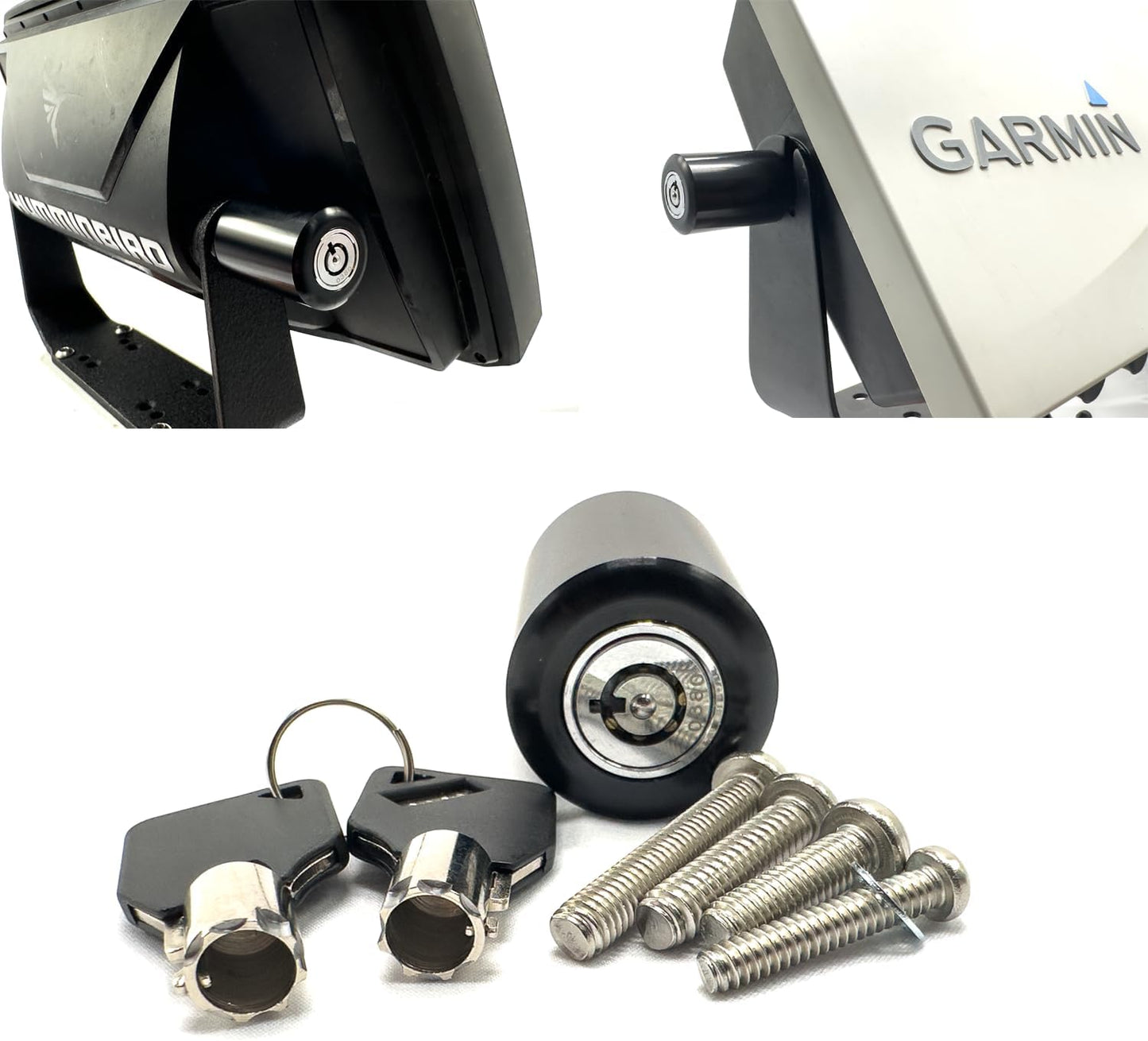 Aluminum Fish Finder Lock for Securing Your Fishing Unit