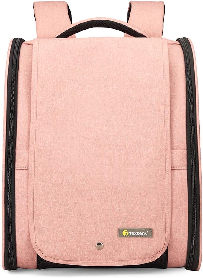 Texsens Ventilated Pet Carrier Backpack for Travel