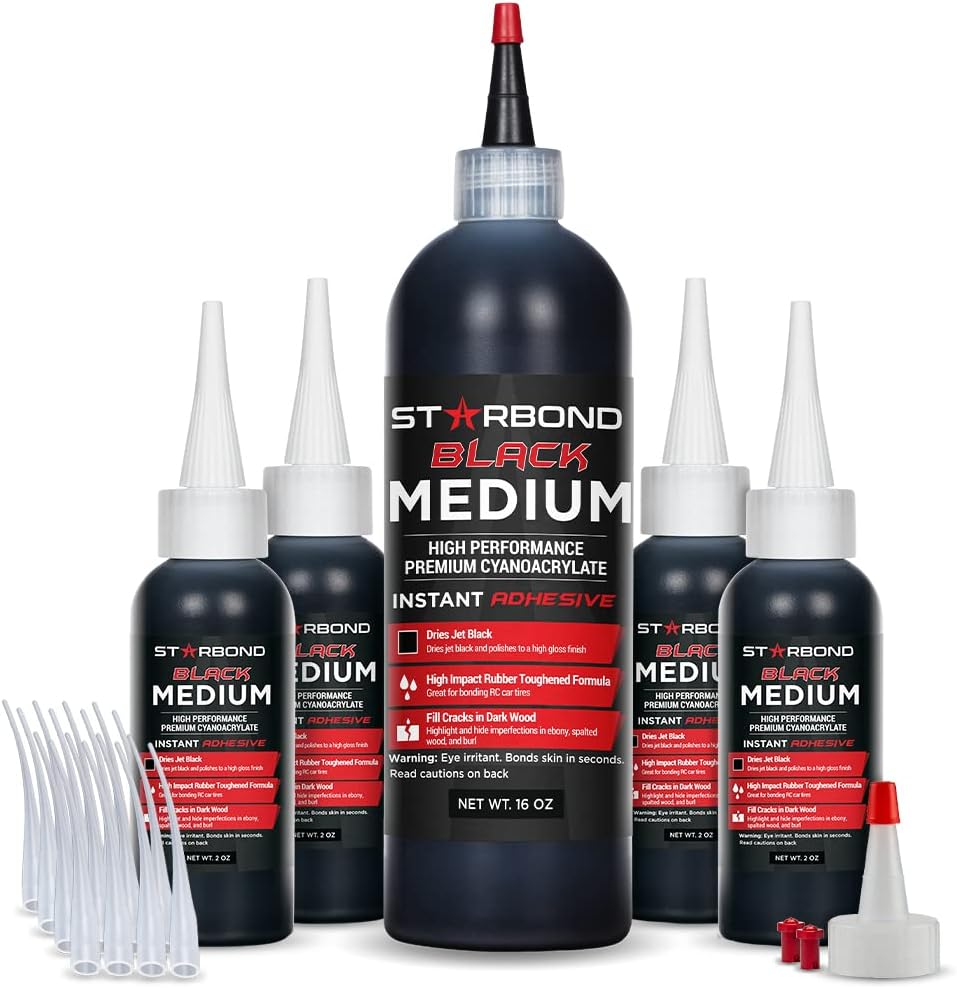 Starbond Premium Grade Cyanoacrylate Super Glue Refill Kit
