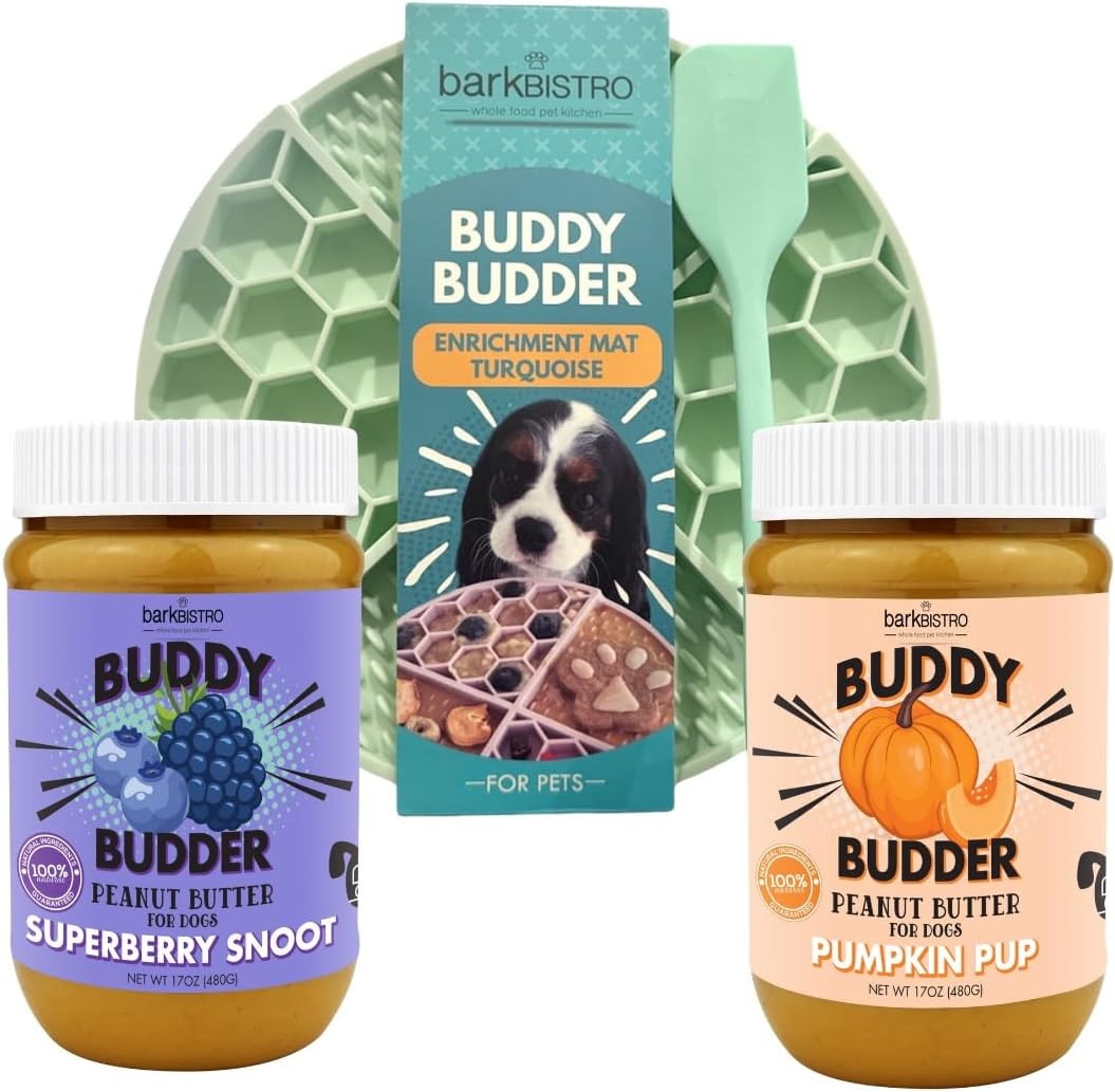 BUDDY BUDDER Superberry Snoot + Pumpkin Pup Blue Dog Treats