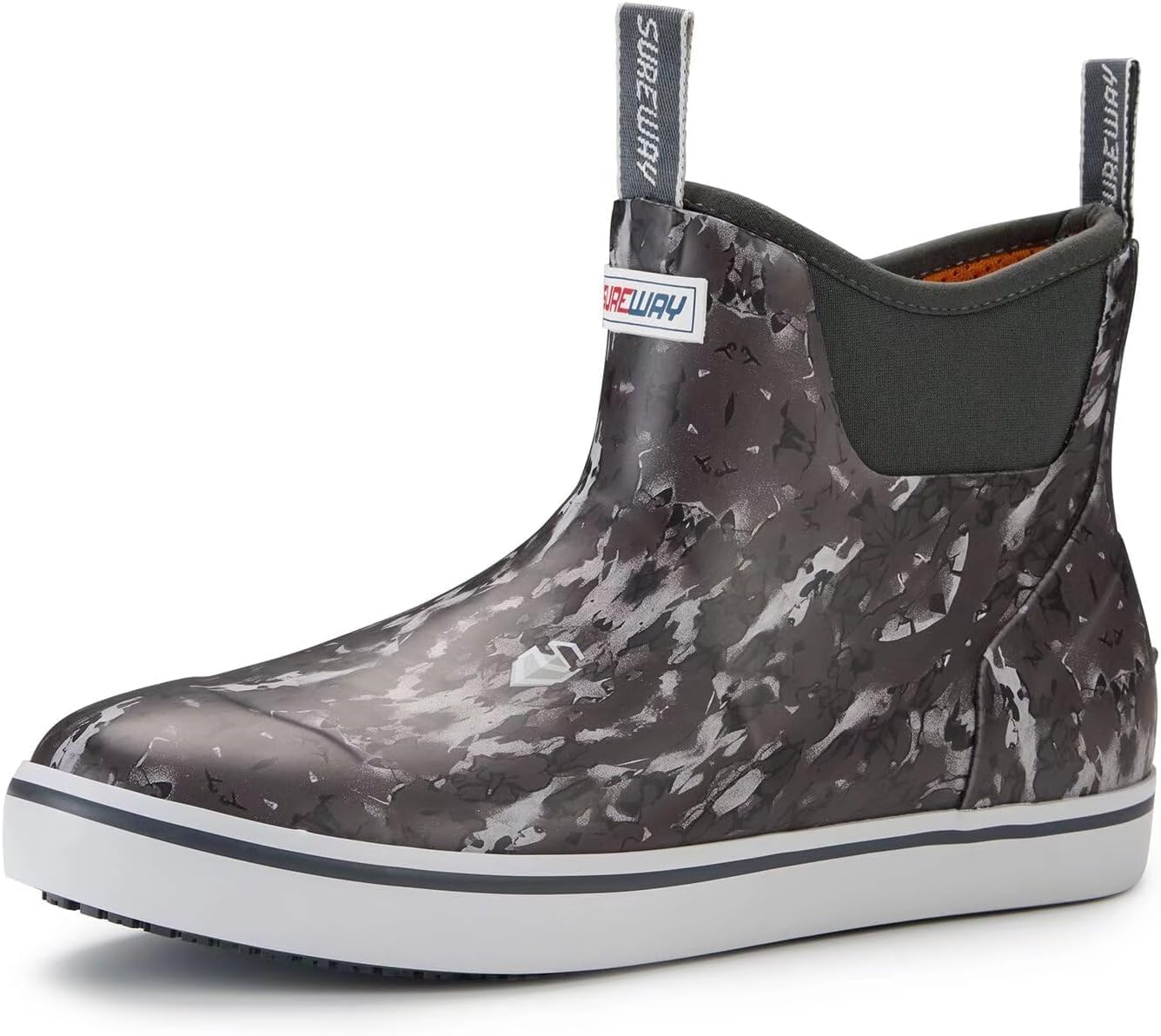 SUREWAY Men's Ankle Fishing Deck Boots - Waterproof & Non-Slip