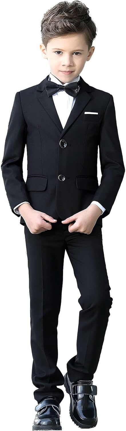 YuanLu Boys Suit for Kids Tuxedo Wedding Ring Bearer Outfit