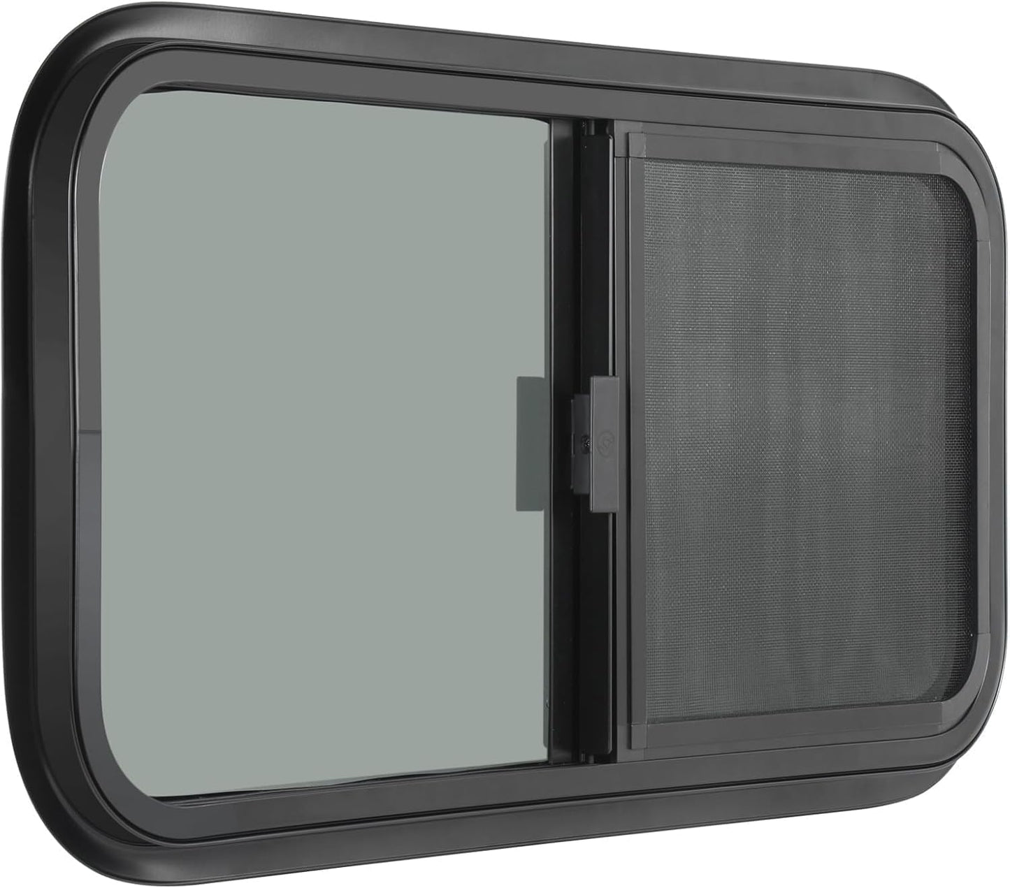 2 Pack Horizontal RV Window with Tinted Glass and Screen