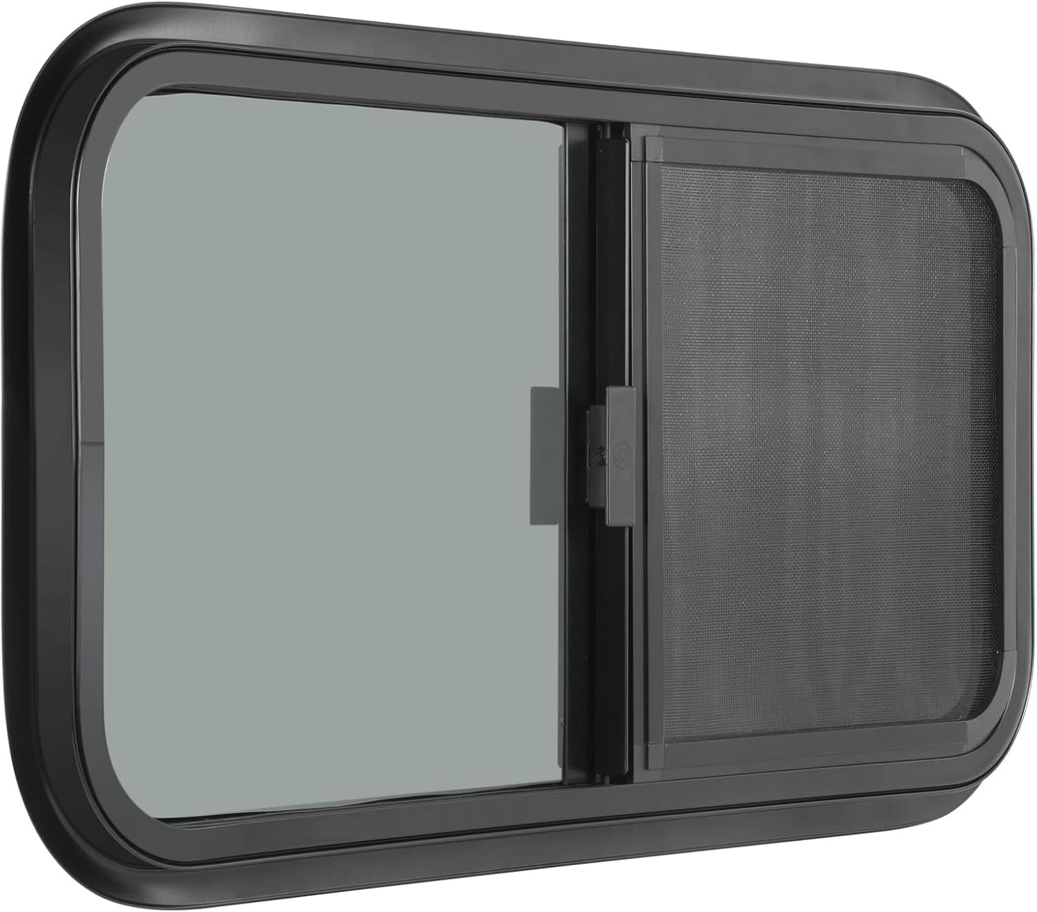 2 Pack Horizontal RV Window with Tinted Glass and Screen