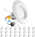 mw 24 Pack 6 in LED Recessed Light 14W=90W - Dimmable 5CCT