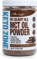 Keto Zone MCT Oil Powder Dutch Chocolate - Clean Energy for Ketosis
