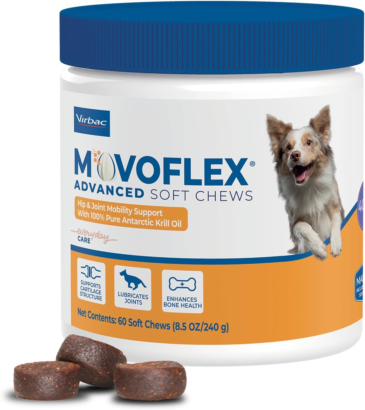 MOVOFLEX Advanced Soft Chews for Hip and Joint Support in Dogs