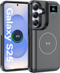 NEWDERY Samsung Galaxy S25 Battery Case 6.2in - 8000mAh Power