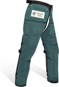 FORESTER Chainsaw Chaps for Men & Women - Apron Style, Adjustable Fit