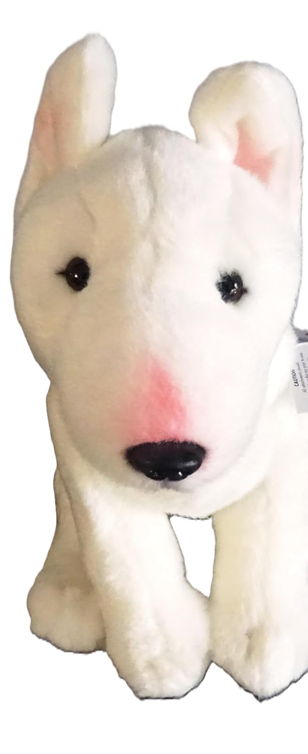 White English Bull Terrier Plush Toy for Personalized Gifts